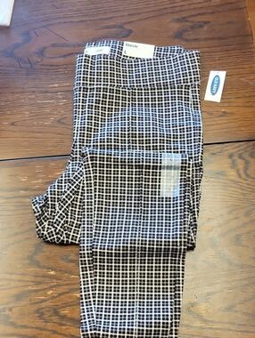 Stevies Kids Black & White Plaid Leggings